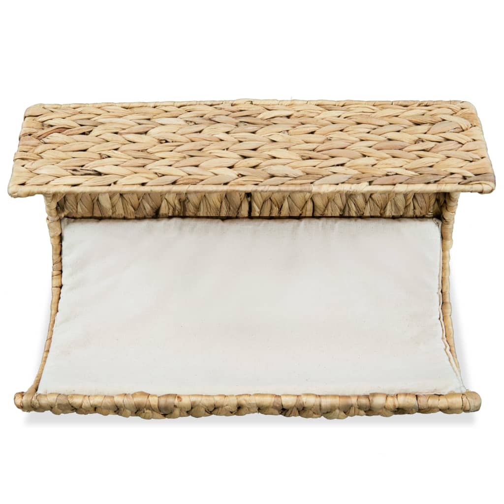 Katzenbett Mit Kissen Wasserhyazinthe 37 X 20 X 20 Cm