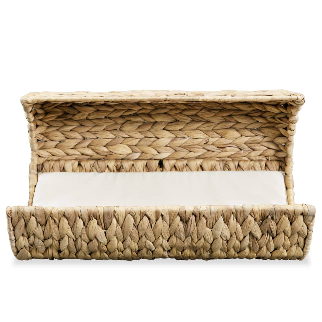 Katzenbett Mit Kissen Wasserhyazinthe 37 X 20 X 20 Cm