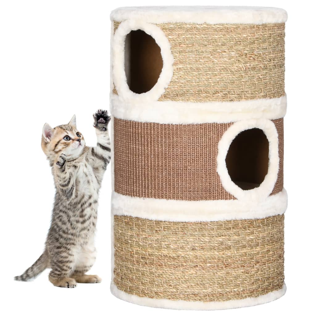 Katzen-Kratztonne 60 Cm Seegras