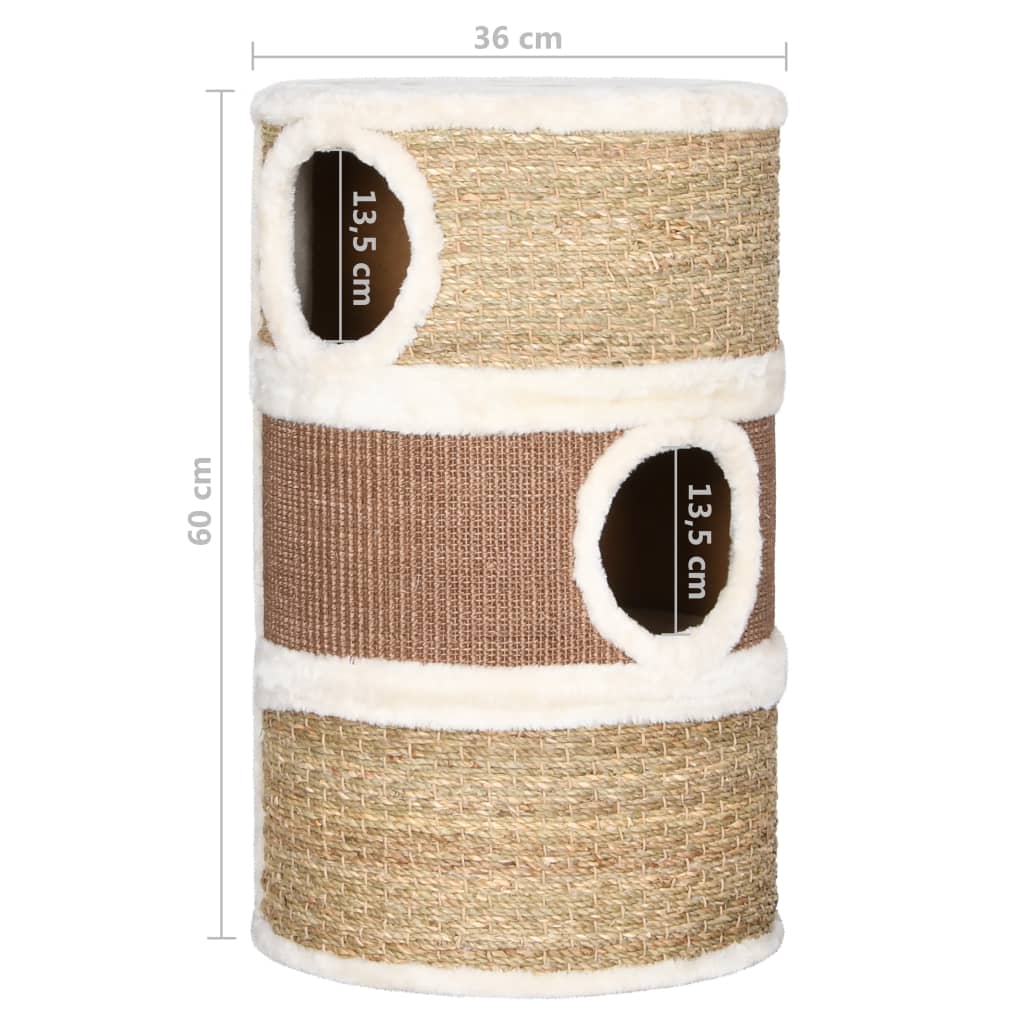 Katzen-Kratztonne 60 Cm Seegras