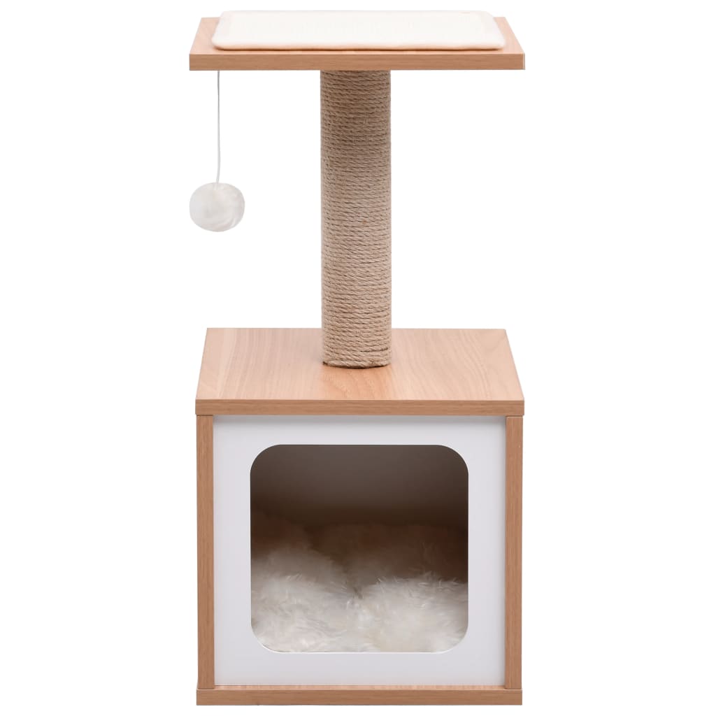 Katzen-Kratzbaum Mit Sisal-Kratzmatte 62 Cm